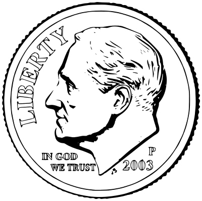 Dime Transparent PNG Image