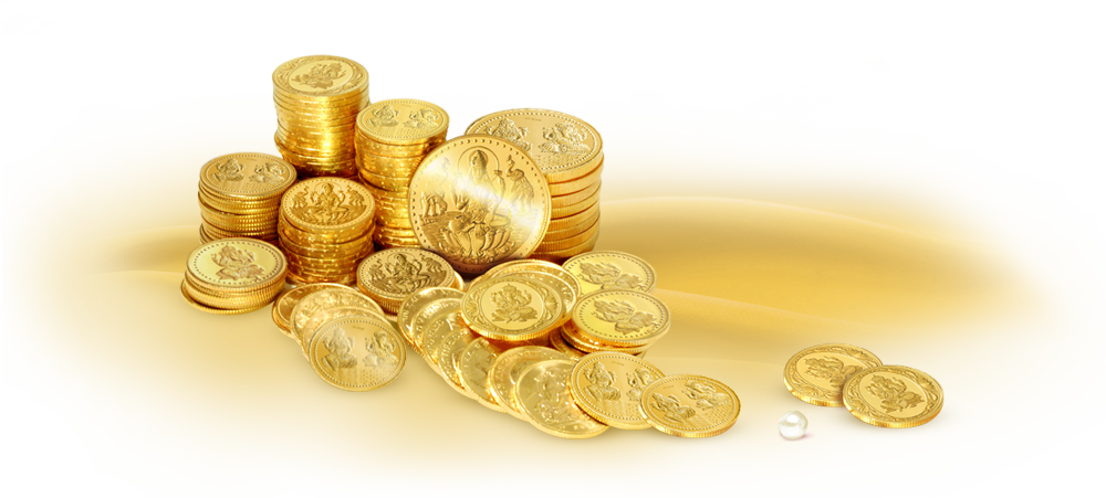 Gold Coin File Transparent PNG Image