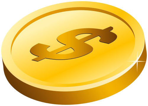 Gold Coin Transparent PNG Image