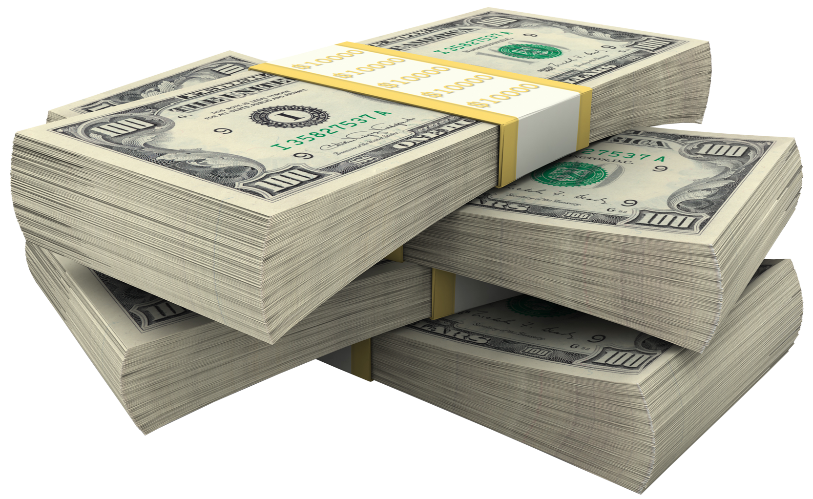 Of Dollars Bundles Transparent PNG Image