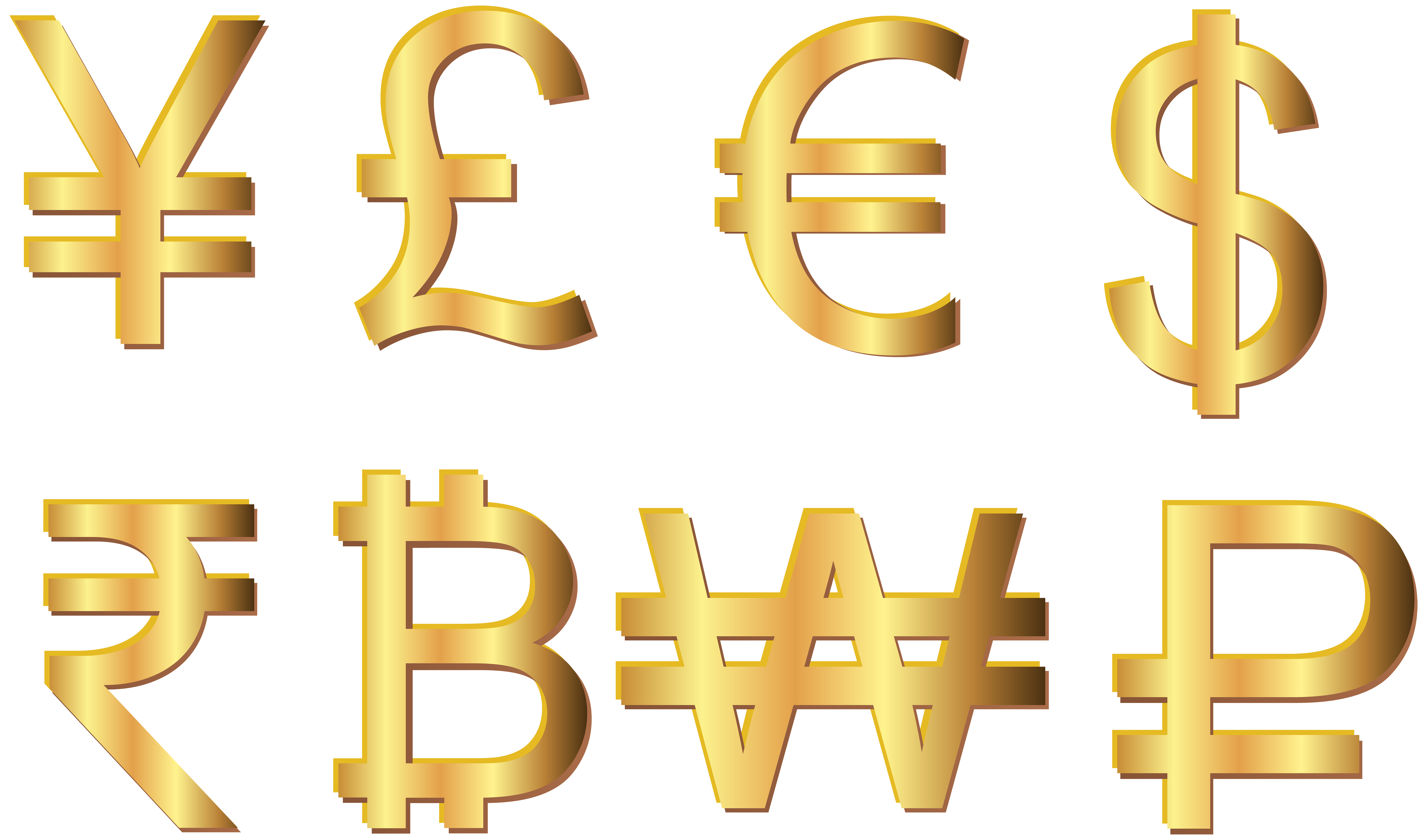 Symbols Currency Symbol Money Transparent PNG Image