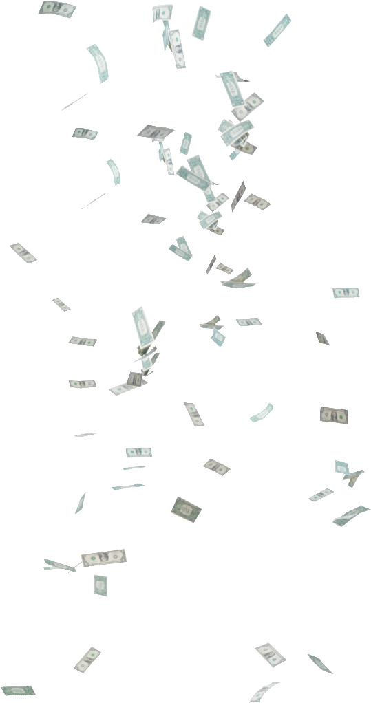 Money Falling Banknote Frame Transparent PNG Image