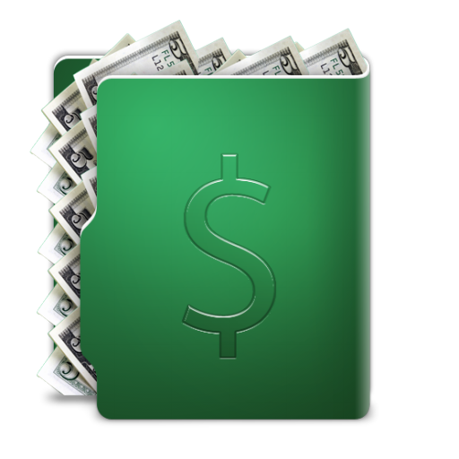 Dollar Brand Font Green Folder Transparent PNG Image