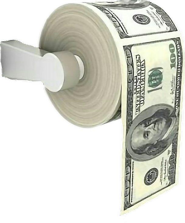 Toilet Holders Paper Money Transparent PNG Image