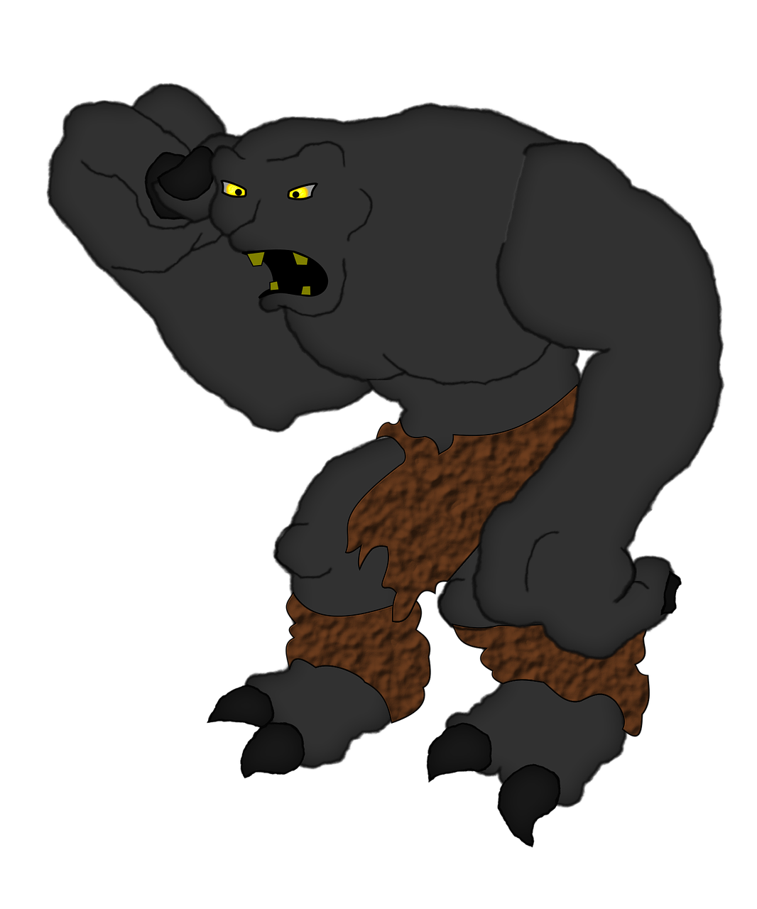 Monster Ogre Transparent PNG Image