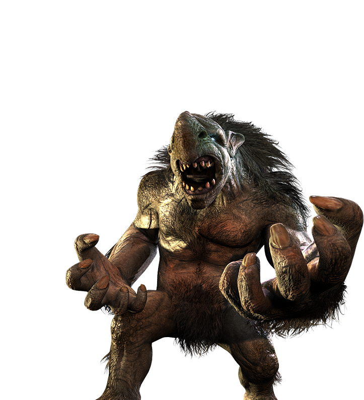Monster Ogre Transparent PNG Image