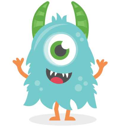 Blue Monster Transparent PNG Image