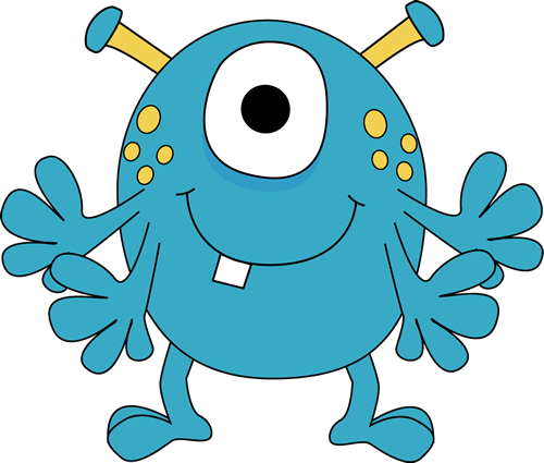 Blue Monster Transparent PNG Image