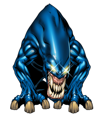 Blue Monster Transparent PNG Image