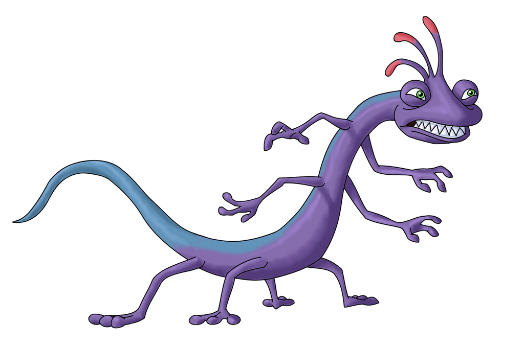 Purple Lizard Monsters Inc Transparent PNG Image