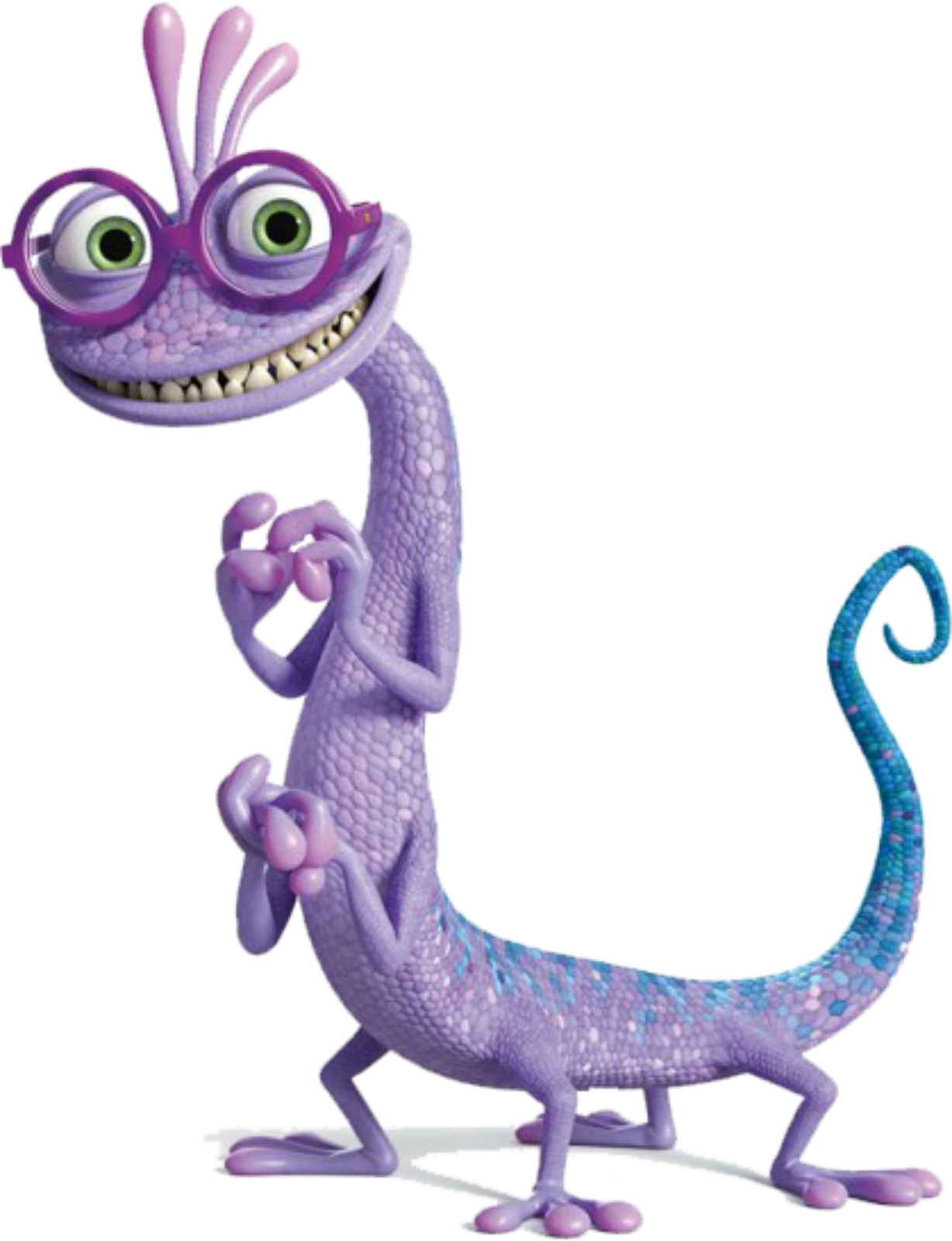 Purple Lizard Monsters Inc Transparent PNG Image