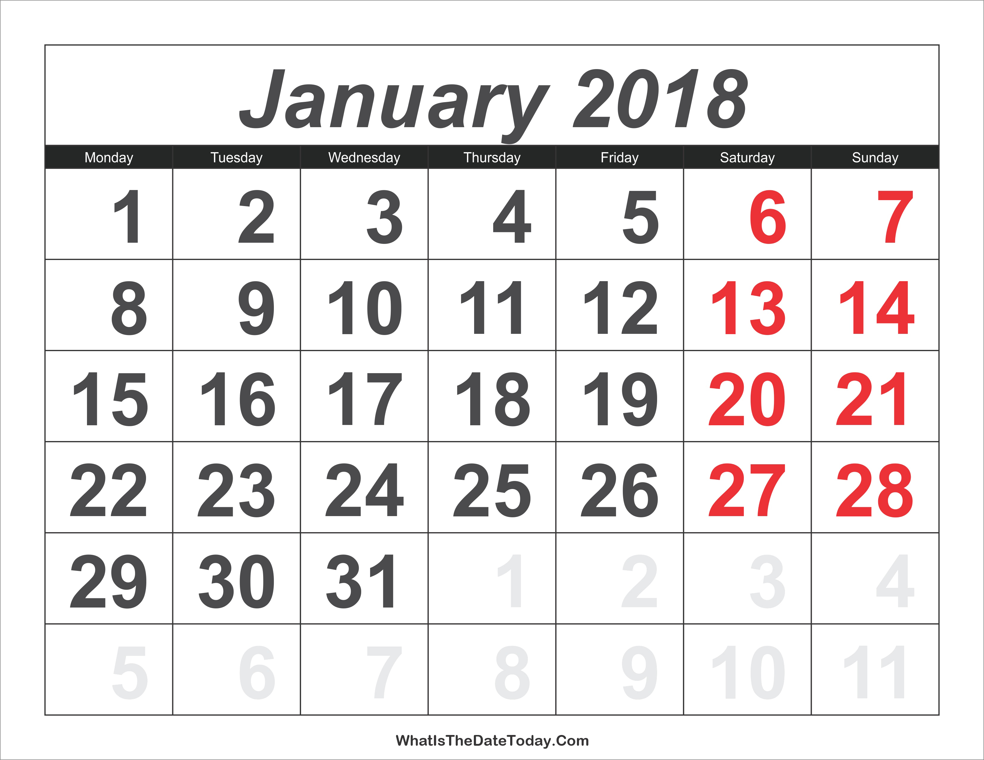 January Transparent PNG Image