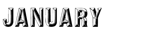 January Transparent PNG Image
