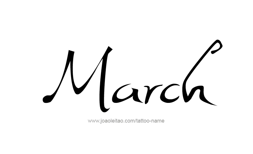 March Transparent PNG Image