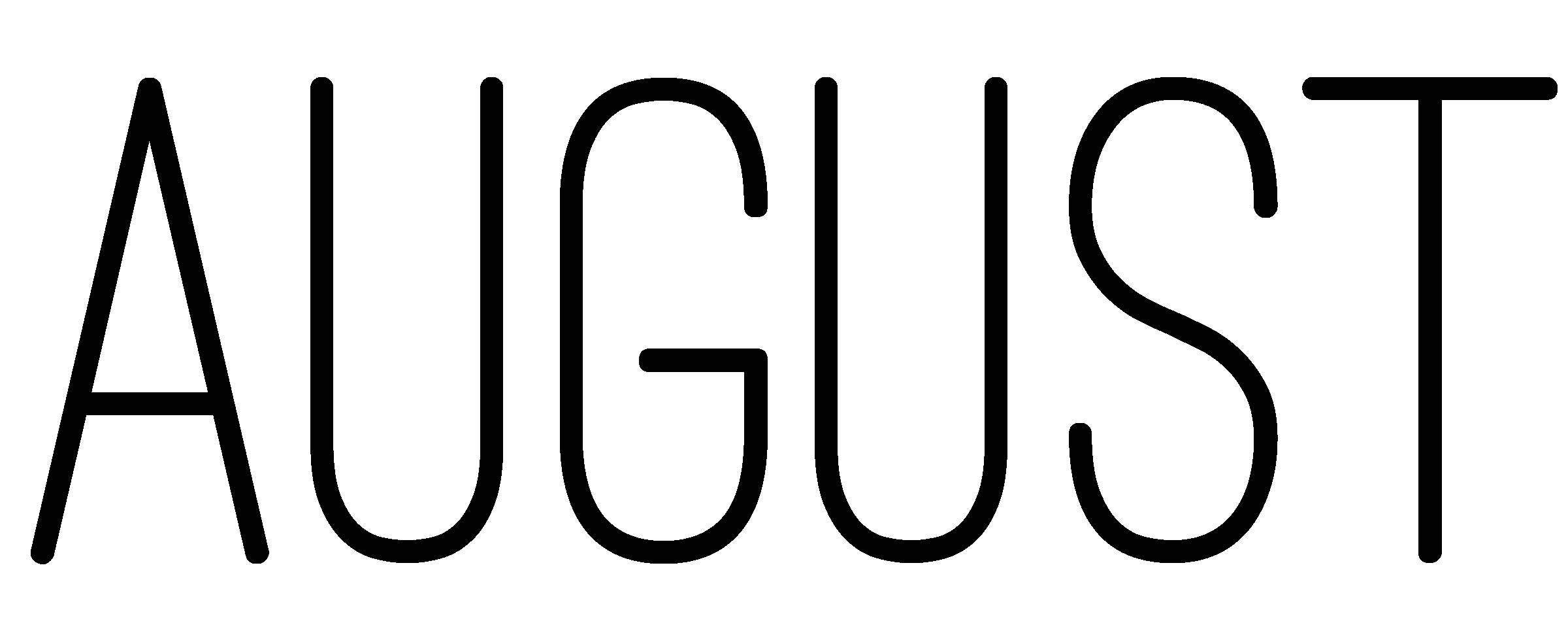 August Transparent PNG Image