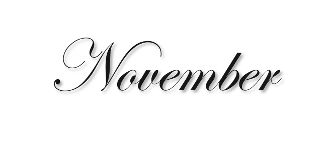 November Transparent PNG Image