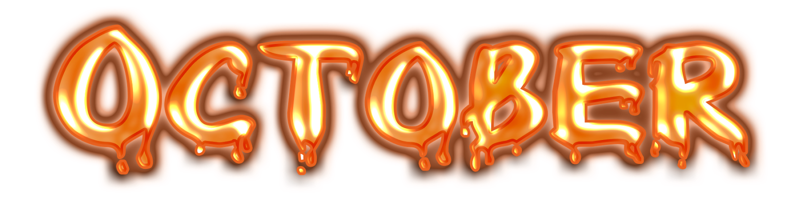 October Transparent PNG Image