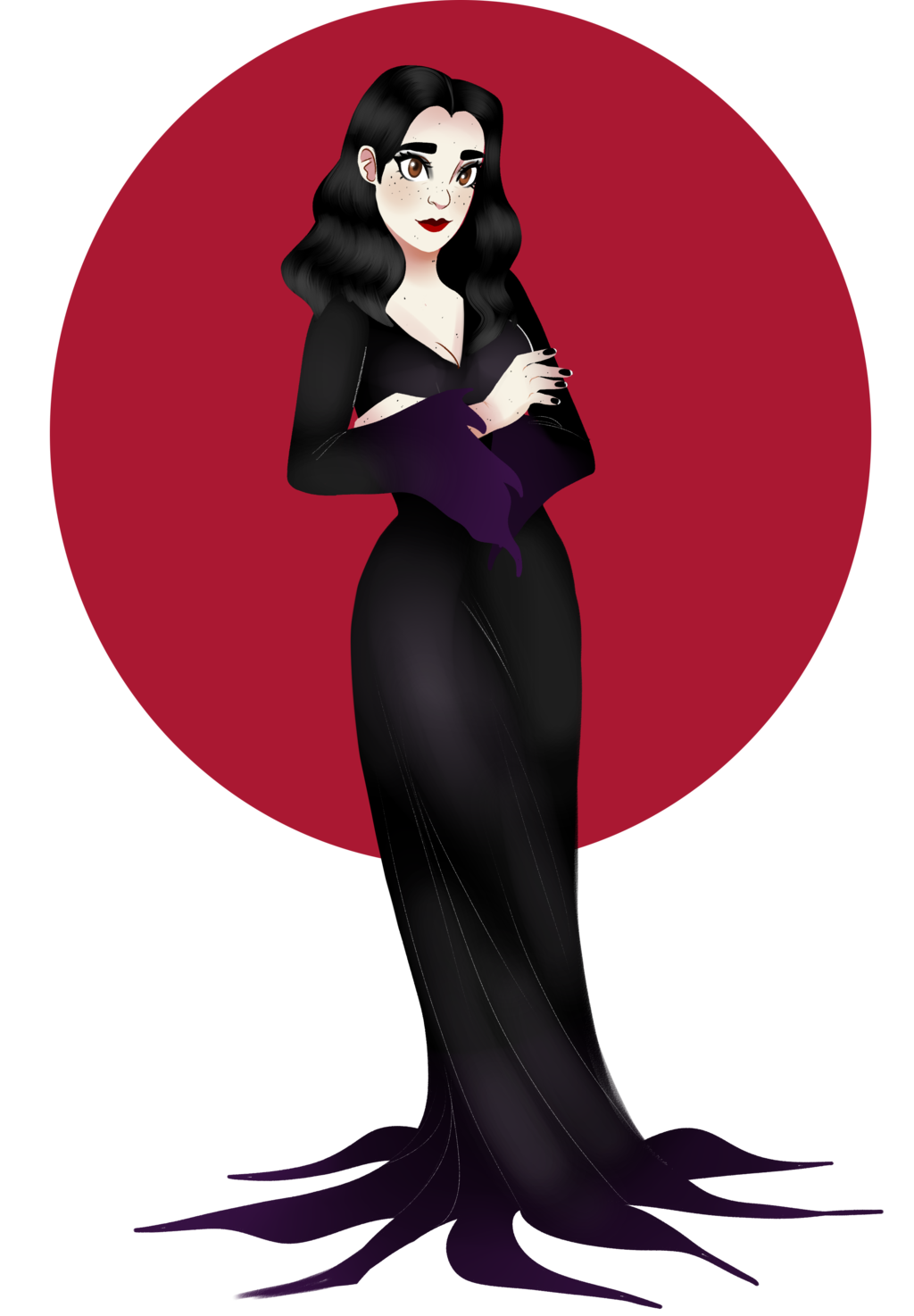 Morticia Addams Transparent PNG Image