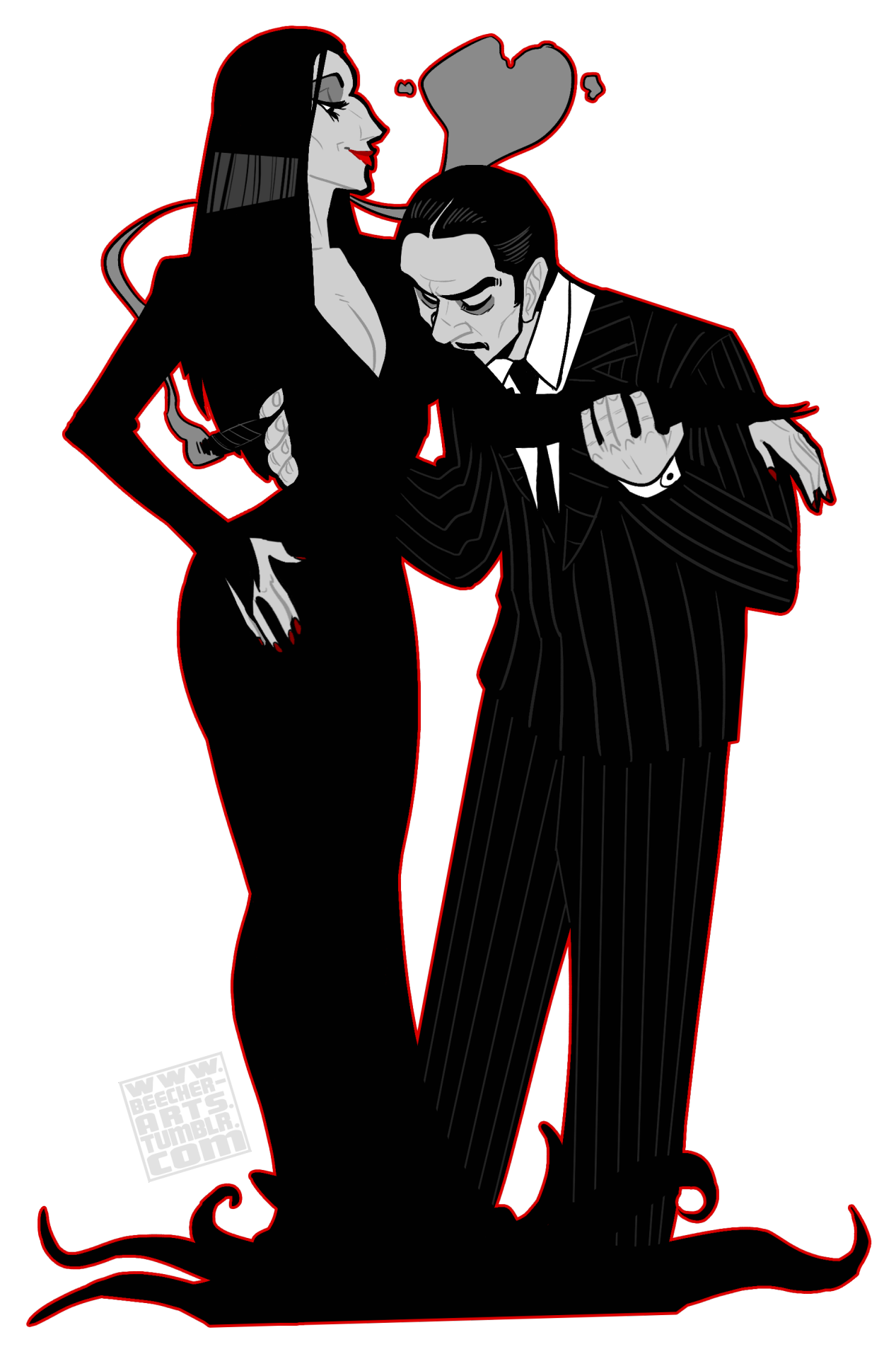 Morticia Addams Transparent PNG Image