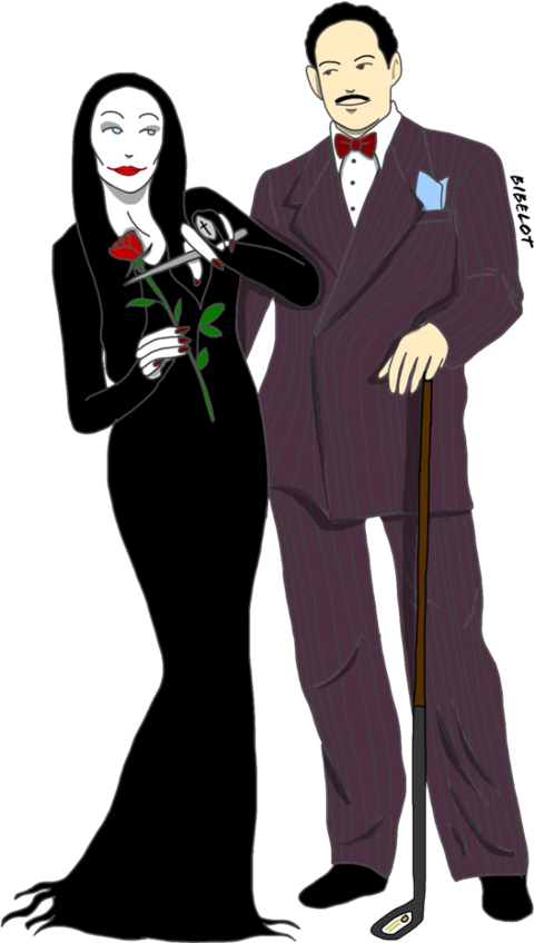 Morticia Addams Transparent PNG Image