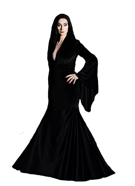 Morticia Addams Transparent PNG Image