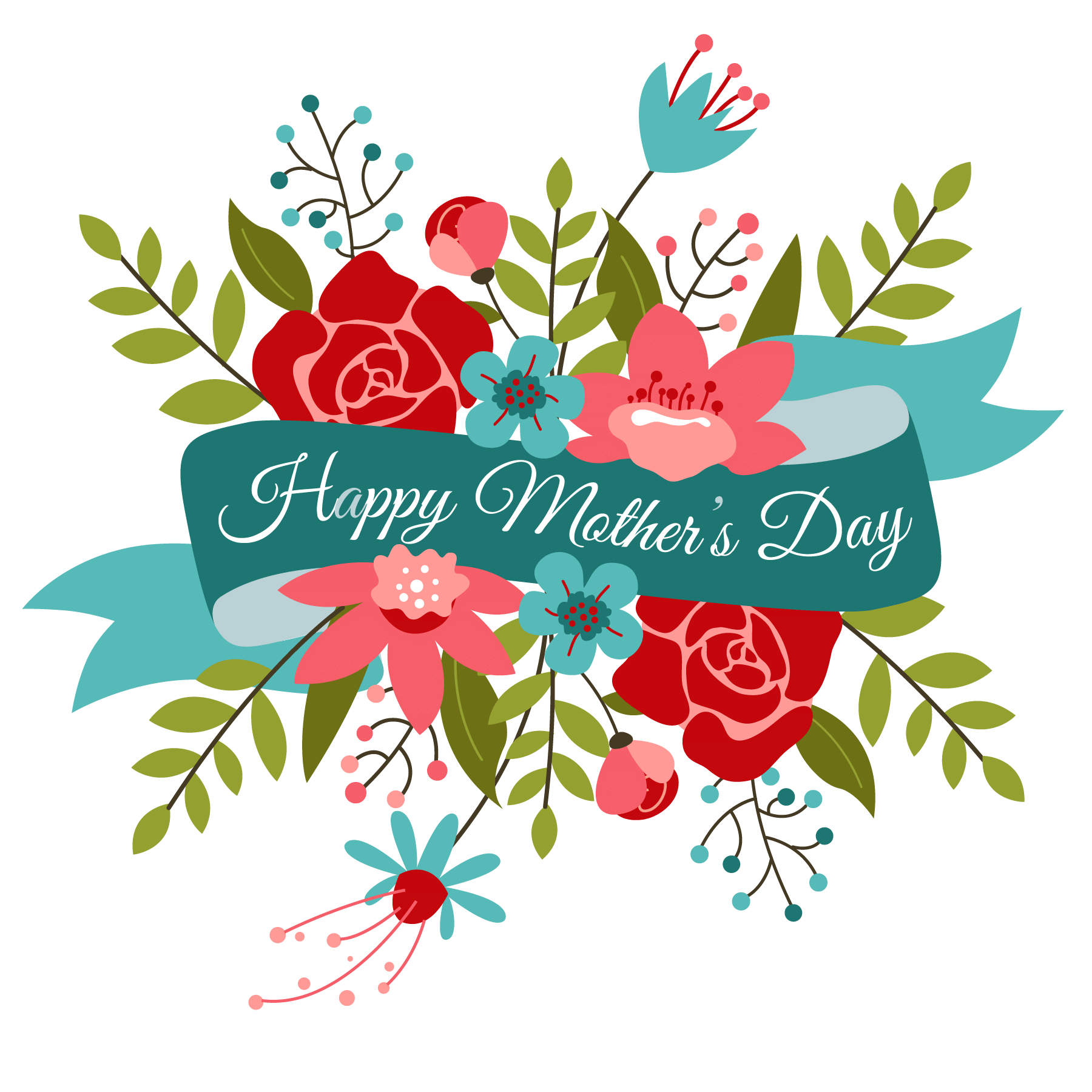 Mothers Day Happy Transparent PNG Image