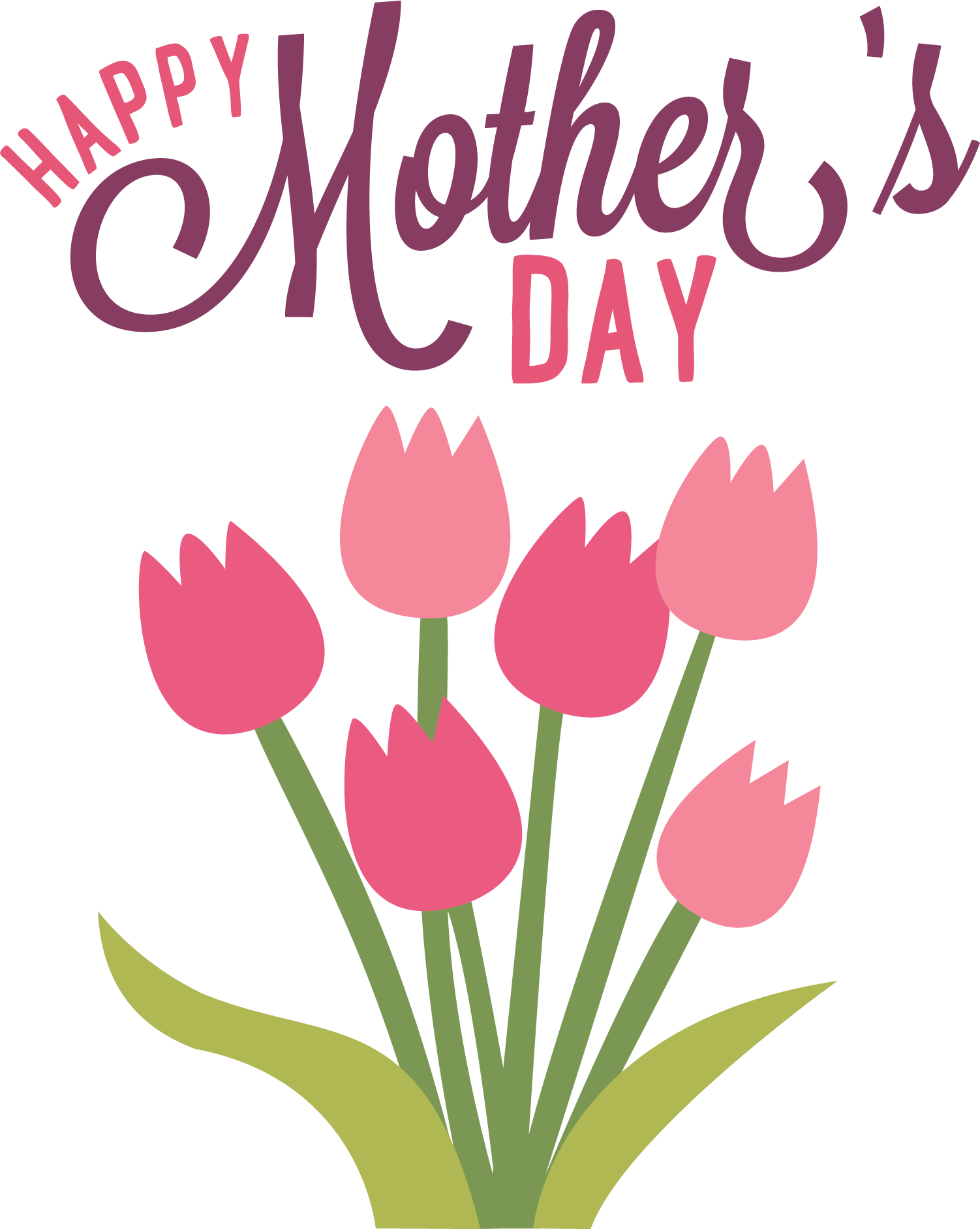 Mothers Day Happy Transparent PNG Image