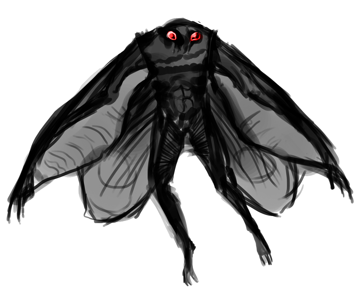 Moth Man Transparent PNG Image