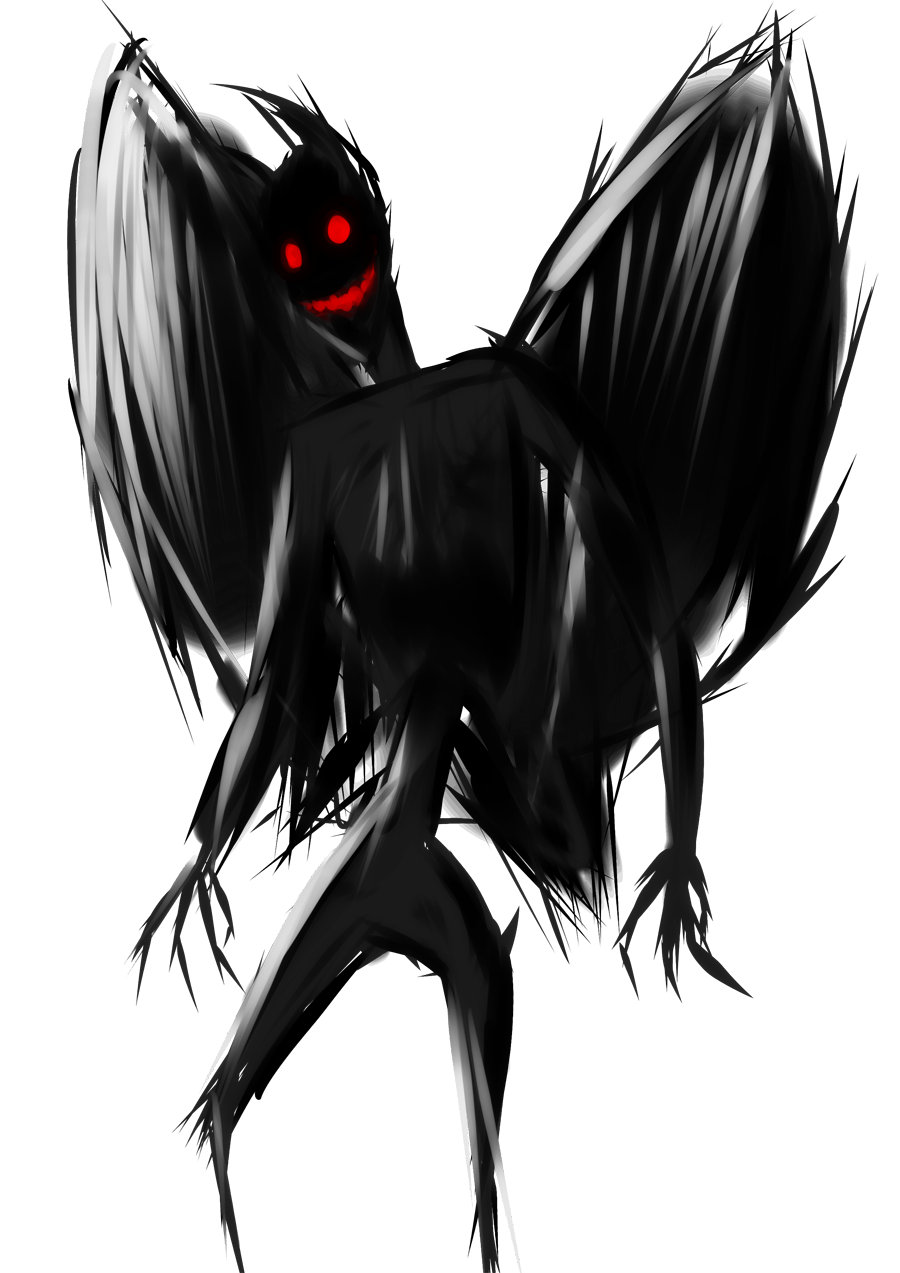Moth Man Background Transparent PNG Image