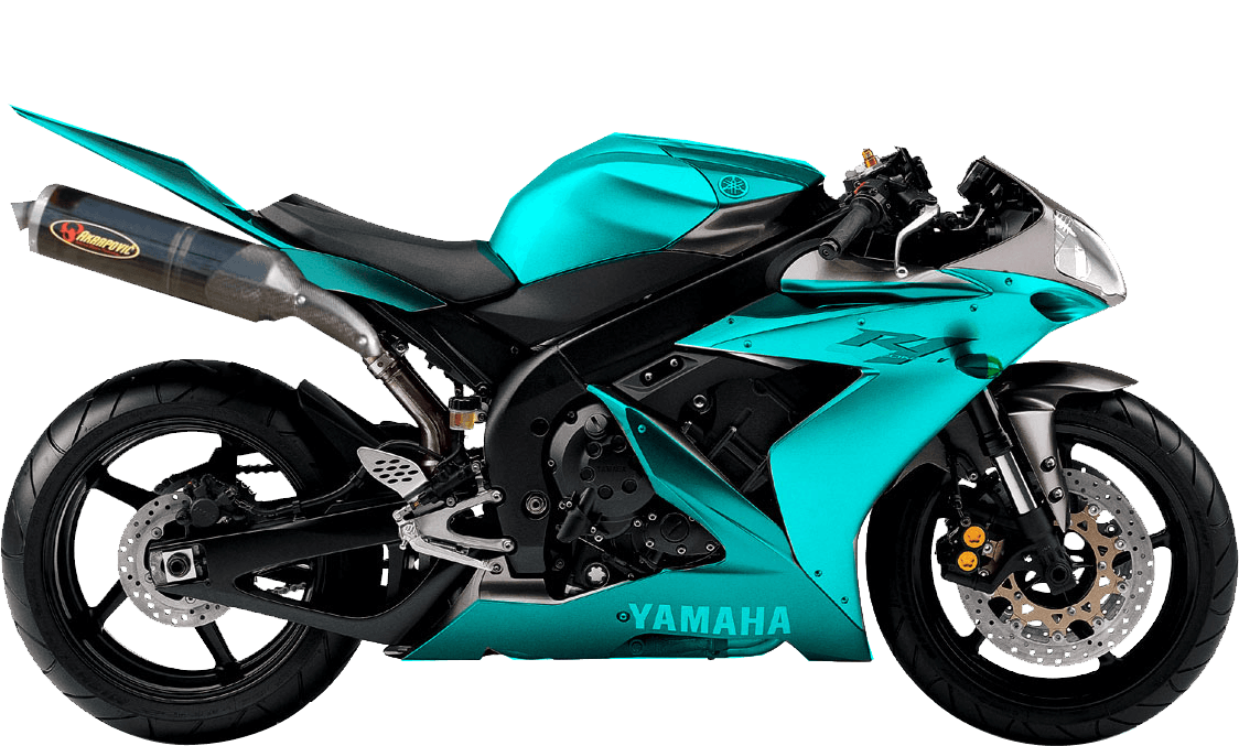 Blue Moto Motorcycle Transparent PNG Image