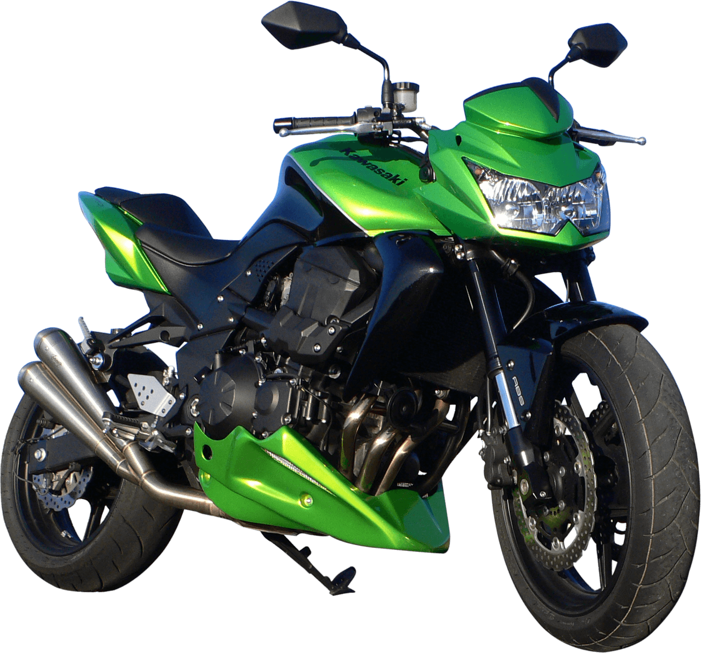 Green Moto Motorcycle Transparent PNG Image