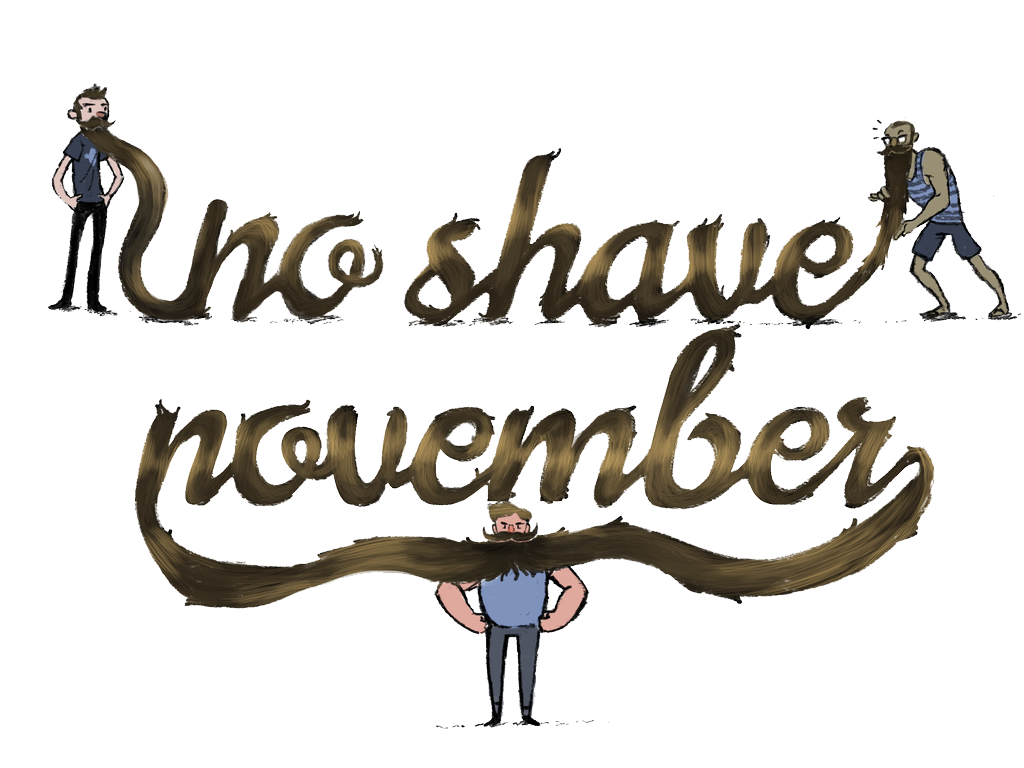 No Shave Movember Day Mustache Transparent PNG Image