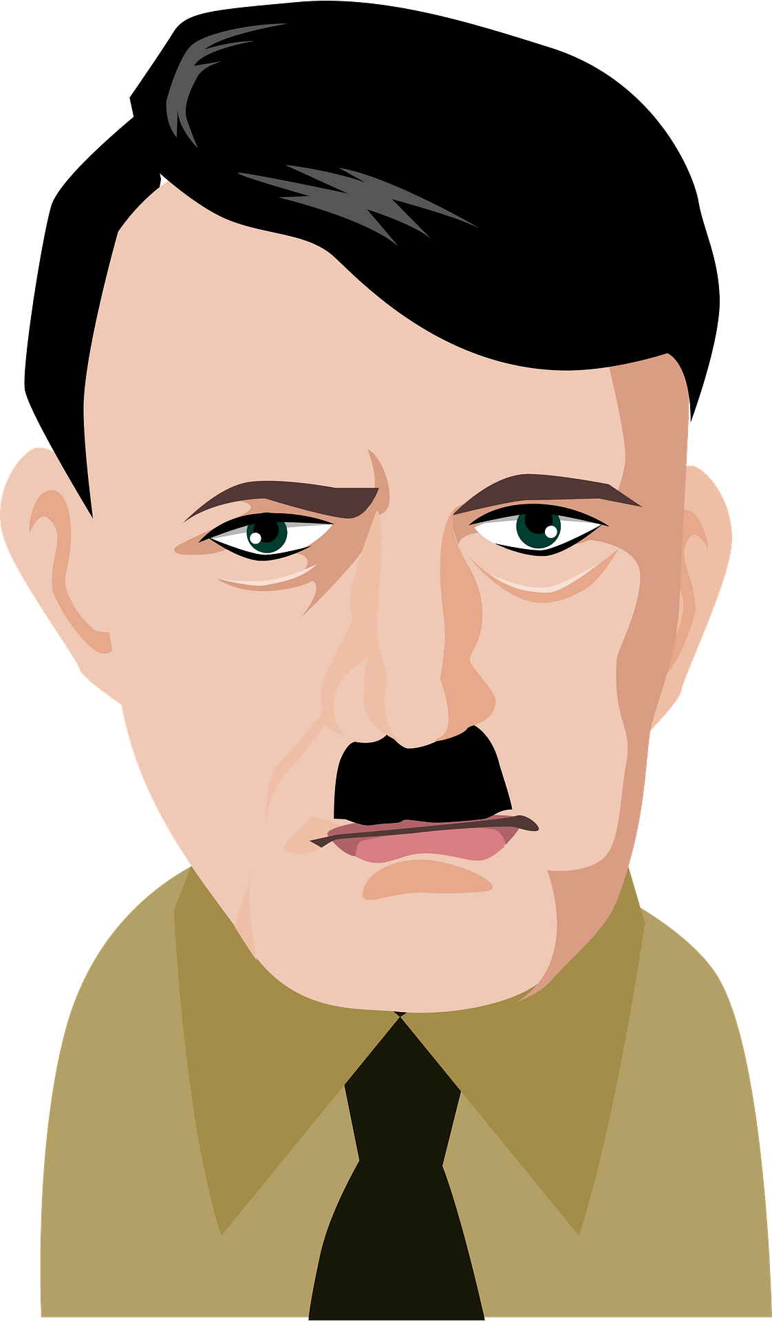 Mustache Hitler Transparent PNG Image