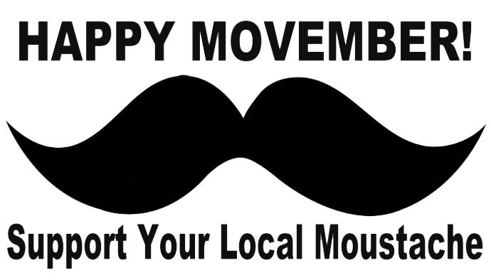 No Shave Movember Day Mustache Transparent PNG Image