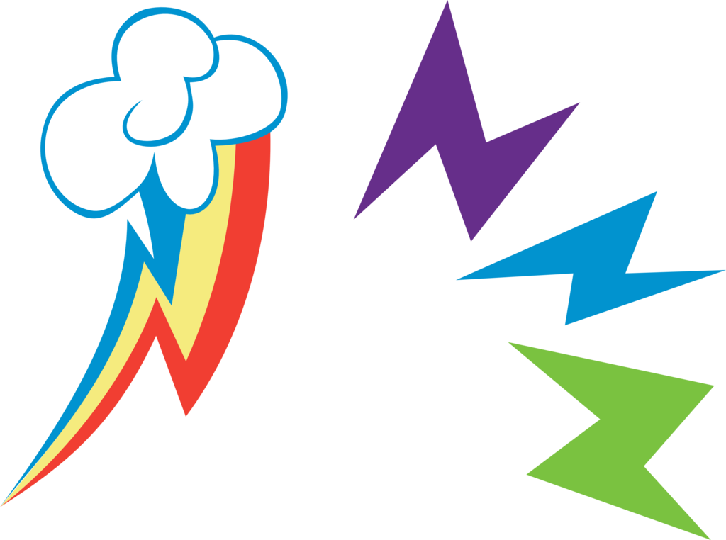 Rainbow Dash Cutie Mark Transparent PNG Image