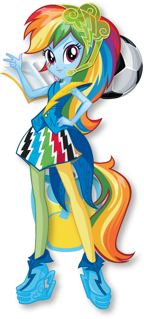 Rainbow Dash Equestria Girls Background Transparent PNG Image