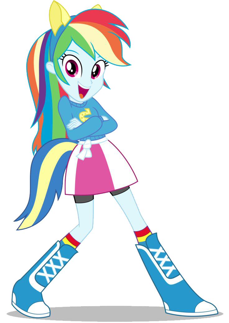 Rainbow Dash Equestria Girls Transparent PNG Image