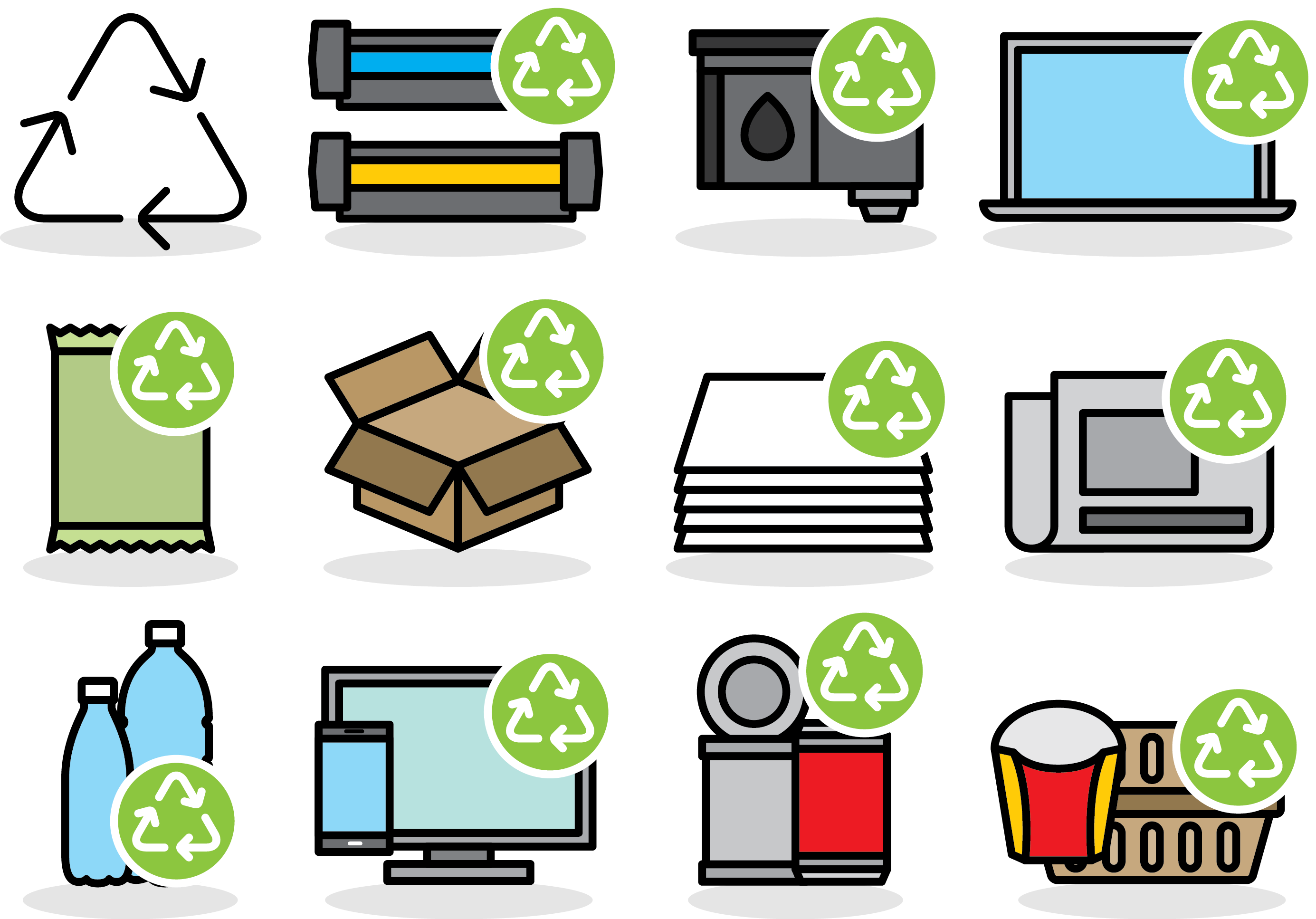 Paper Waste Symbol Recycling Vector Transparent PNG Image