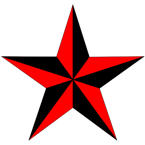 Nautical Star Tattoos Transparent PNG Image