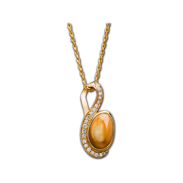 Necklace Elk Ivory Gemstone Locket Transparent PNG Image