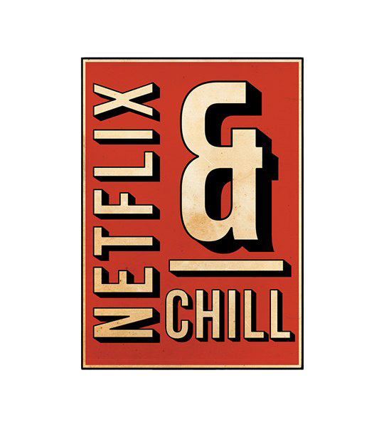 And Chill Netflix Transparent PNG Image