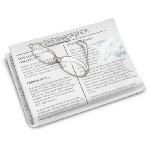 Paper Text Newspaper Material Transparent PNG Image