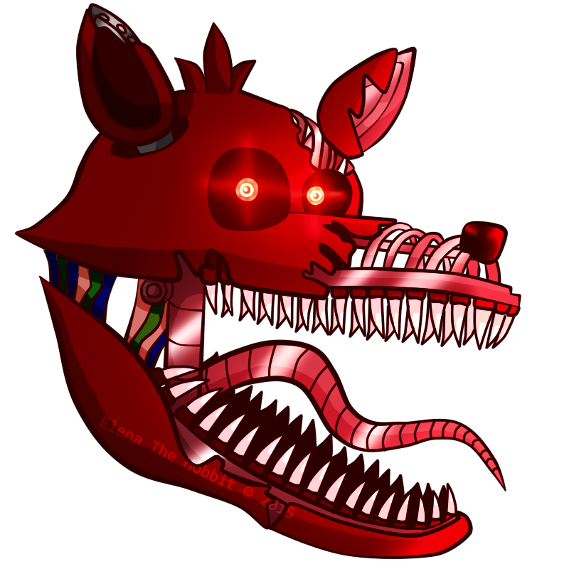 Nightmare Foxy Transparent PNG Image