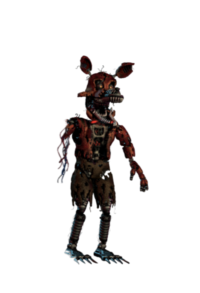 Nightmare Foxy Transparent PNG Image
