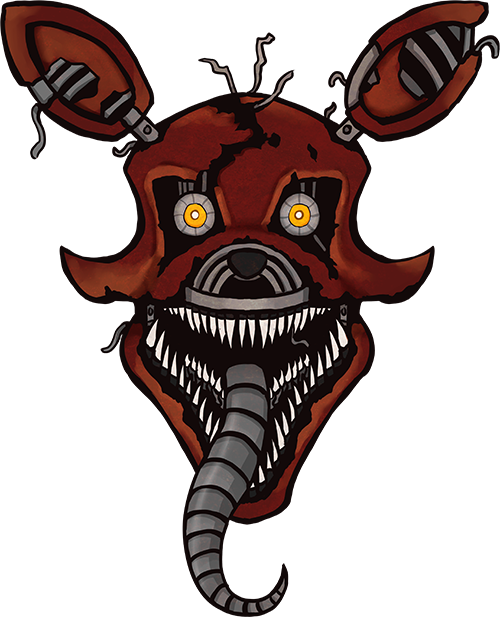 Nightmare Foxy Transparent PNG Image