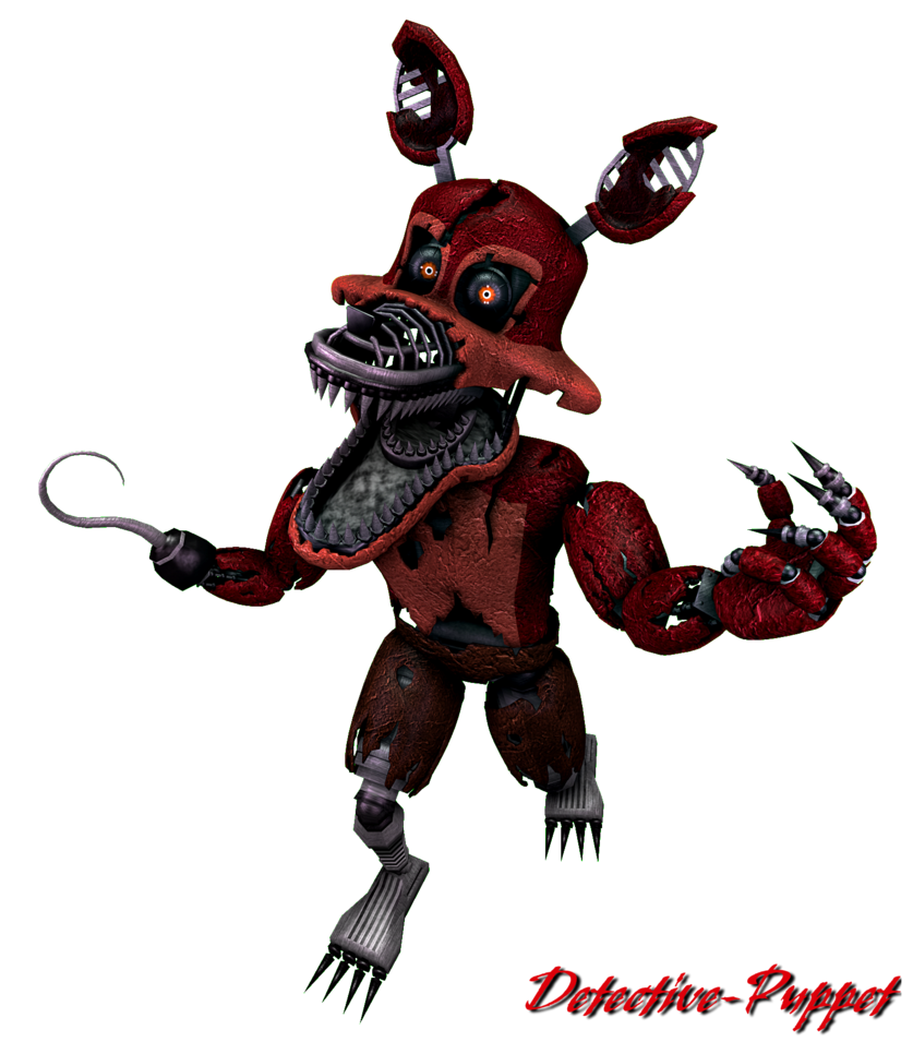 Nightmare Foxy Transparent PNG Image