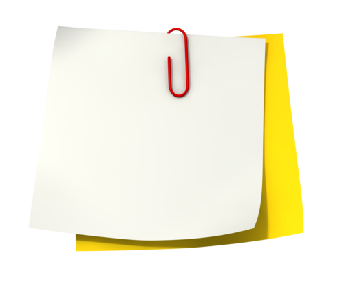 Note Transparent PNG Image