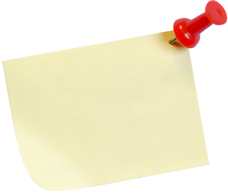 Note Transparent PNG Image