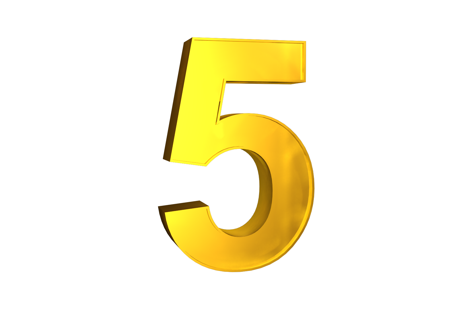 Stylish Number Transparent PNG Image