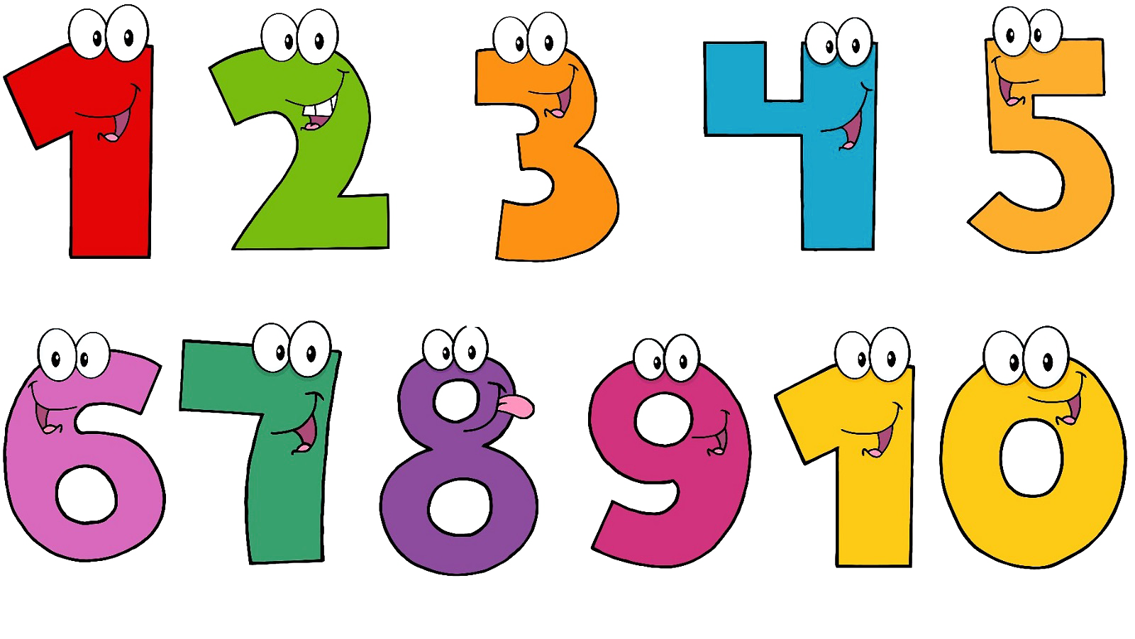 1 To Number Transparent PNG Image